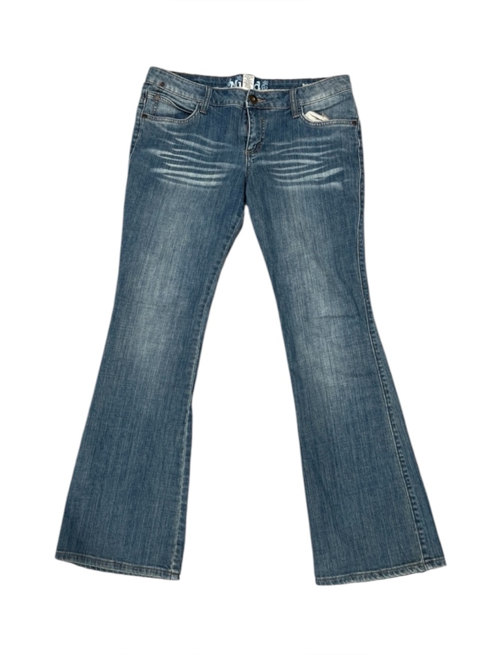 Vtg Women’s Mudd denim jeans low-rise fit and classic Y2K styling Bootcut sz 13